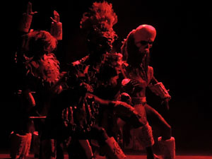 Espectacle Popol Vuh, soplo de vida. Cia. del Centro Cultural Jalil Gibran de Puebla (M&egrave;xic)