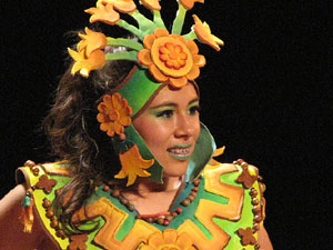 Espectacle Popol Vuh, soplo de vida. Cia. del Centro Cultural Jalil Gibran de Puebla (M&egrave;xic)
