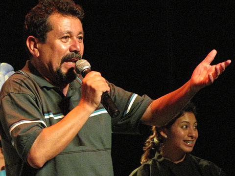El director de l'espectacle, Josu&eacute; Cabrera, produ&iuml;t pel seu germ� Sa&uuml;l Cabrera