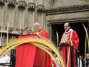 Diumenge de Rams. Benedicci&oacute; de les palmes