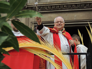 Diumenge de Rams. Benedicci&oacute; de les palmes