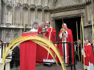 Diumenge de Rams. Benedicci&oacute; de les palmes