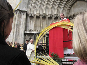 Diumenge de Rams. Benedicci&oacute; de les palmes