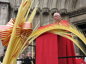 Diumenge de Rams. Benedicci&oacute; de les palmes