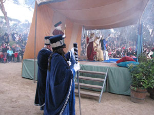 Cavalcada de Reis - Els Reis al Campament