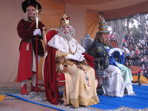 Cavalcada de Reis - Els Reis al Campament