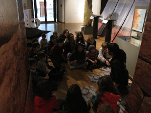 Taller de mosaic rom&agrave; al Museu d'Hist&ograve;ria de la Ciutat
