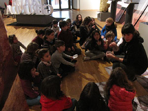 Taller de mosaic rom&agrave; al Museu d'Hist&ograve;ria de la Ciutat