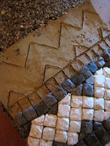 Taller de mosaic rom&agrave; al Museu d'Hist&ograve;ria de la Ciutat
