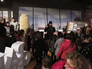 Taller de mosaic rom&agrave; al Museu d'Hist&ograve;ria de la Ciutat