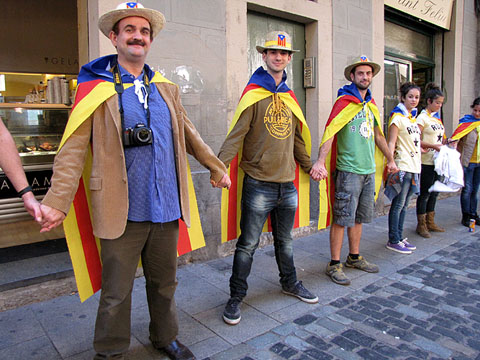 La Via Catalana a Girona
