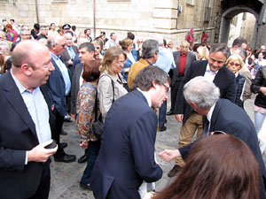 Inauguraci&oacute; a la pla&ccedil;a de la Catedral