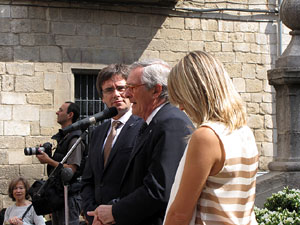 Inauguraci&oacute; a la pla&ccedil;a de la Catedral