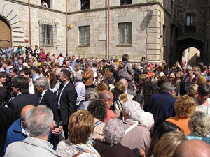 Inauguraci&oacute; a la pla&ccedil;a de la Catedral
