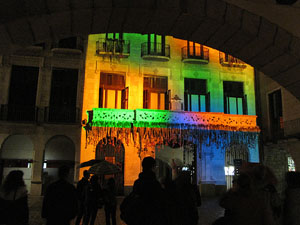 Mapping a la pla&ccedil;a del Vi