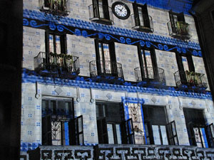 Mapping a la pla&ccedil;a del Vi