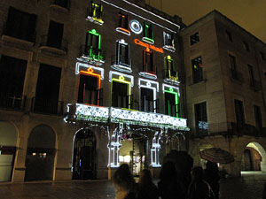 Mapping a la pla&ccedil;a del Vi