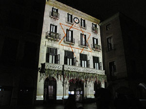 Mapping a la pla&ccedil;a del Vi