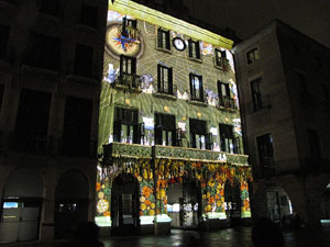 Mapping a la pla&ccedil;a del Vi