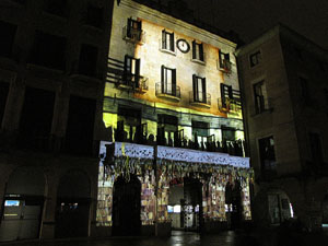 Mapping a la pla&ccedil;a del Vi