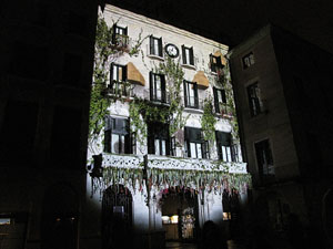 Mapping a la pla&ccedil;a del Vi