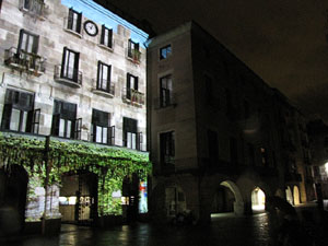 Mapping a la pla&ccedil;a del Vi
