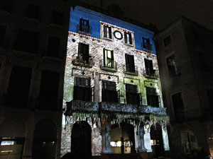 Mapping a la pla&ccedil;a del Vi