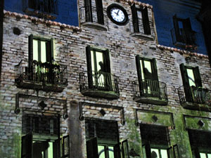 Mapping a la pla&ccedil;a del Vi