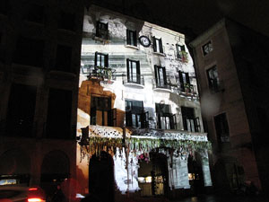 Mapping a la pla&ccedil;a del Vi