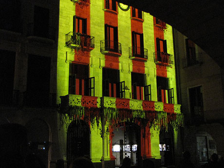 Mapping a la pla&ccedil;a del Vi