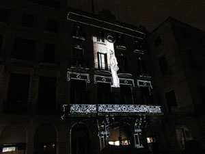 Mapping a la pla&ccedil;a del Vi
