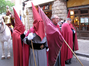 75&egrave; aniversari Associaci&oacute; de Jes&uacute;s Crucificat - Manaies de Girona. Recollida del Pen&oacute;