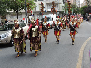75&egrave; aniversari Associaci&oacute; de Jes&uacute;s Crucificat - Manaies de Girona. Recollida del Pen&oacute;