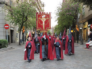 75&egrave; aniversari Associaci&oacute; de Jes&uacute;s Crucificat - Manaies de Girona. Recollida del Pen&oacute;