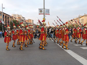75&egrave; aniversari Associaci&oacute; de Jes&uacute;s Crucificat - Manaies de Girona. Recollida del Pen&oacute;