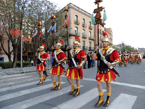 75&egrave; aniversari Associaci&oacute; de Jes&uacute;s Crucificat - Manaies de Girona. Recollida del Pen&oacute;