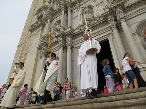Sortida de la Cust&ograve;dia de la Catedral