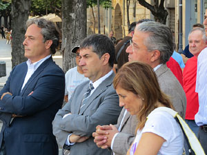 Diada Nacional 2014. Ofrena floral a Carles Rahola