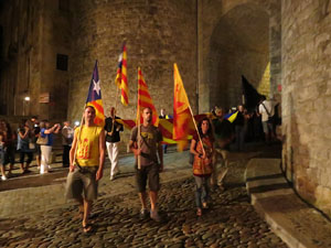 Diada Nacional 2014. La Marxa de Torxes