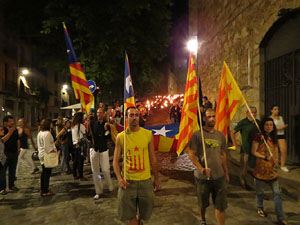 Diada Nacional 2014. La Marxa de Torxes