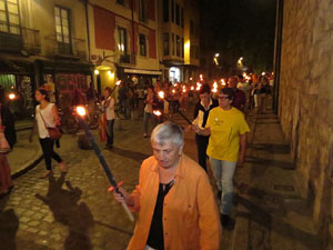 Diada Nacional 2014. La Marxa de Torxes