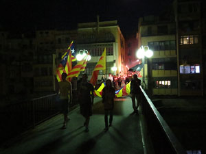 Diada Nacional 2014. La Marxa de Torxes