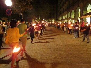 Diada Nacional 2014. La Marxa de Torxes
