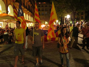 Diada Nacional 2014. La Marxa de Torxes