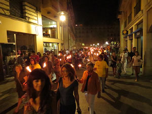 Diada Nacional 2014. La Marxa de Torxes