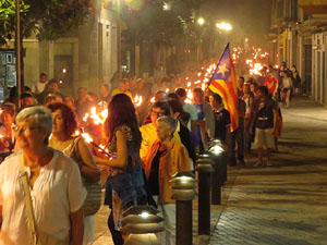 Diada Nacional 2014. La Marxa de Torxes