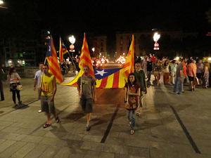 Diada Nacional 2014. La Marxa de Torxes