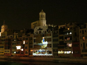 Girona, ciutat de festivals. Festival Internacional de Mapping, FIMG. Fa&ccedil;ana de la  Casa Mas&oacute;