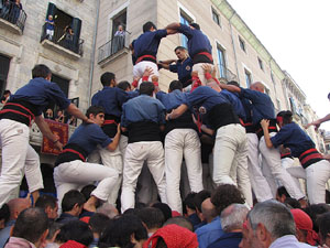 Fires de Sant Narc&iacute;s 2013. Diada castellera a la pla&ccedil;a del Vi