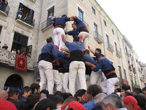 Fires de Sant Narc&iacute;s 2013. Diada castellera a la pla&ccedil;a del Vi